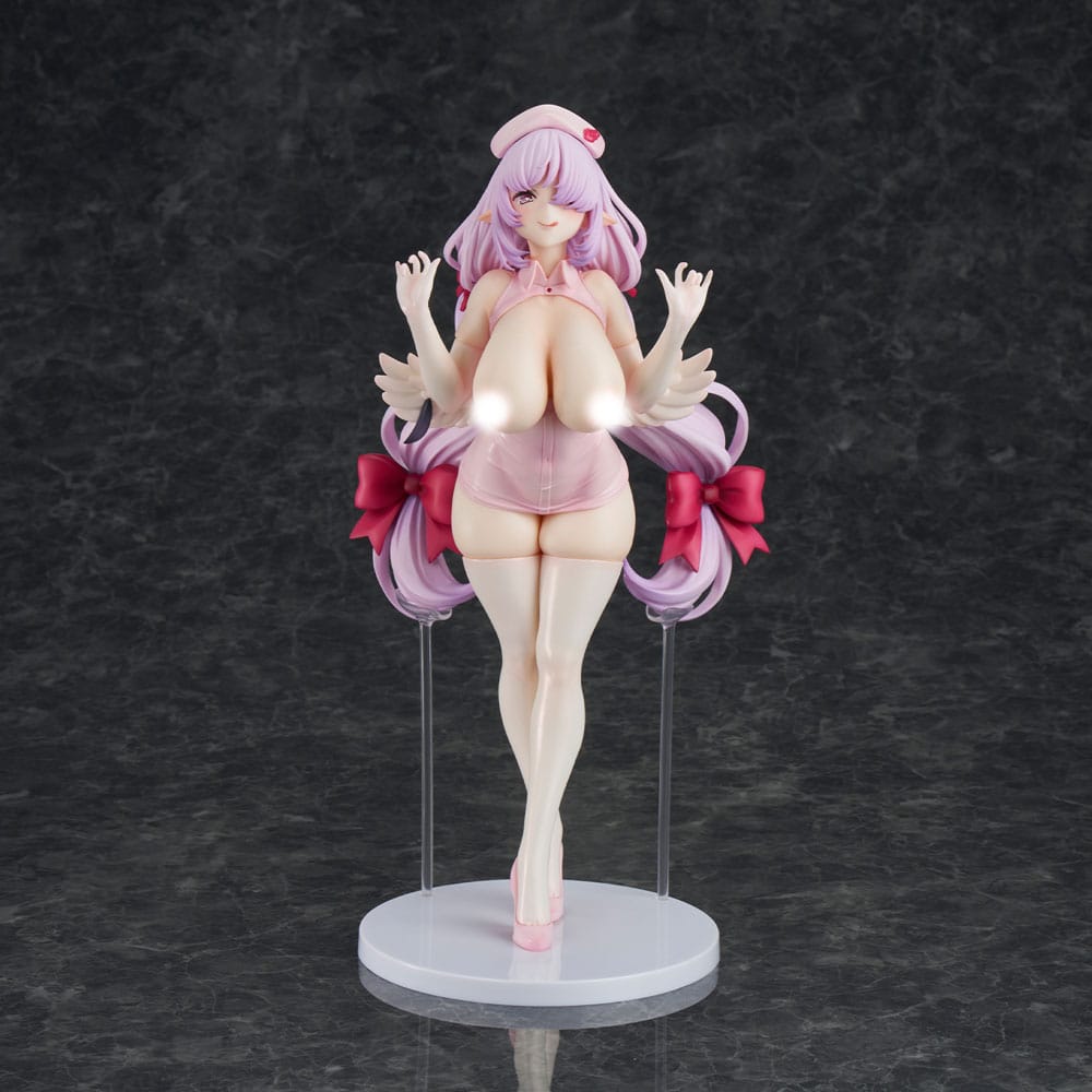 PREORDINE CHIUSO 02/2025 Original Illustration PVC Statue Nurse Fallen Angel-chan illustration by Thomas 30 cm (18+)  (PREORDINE NON CANCELLABILE)