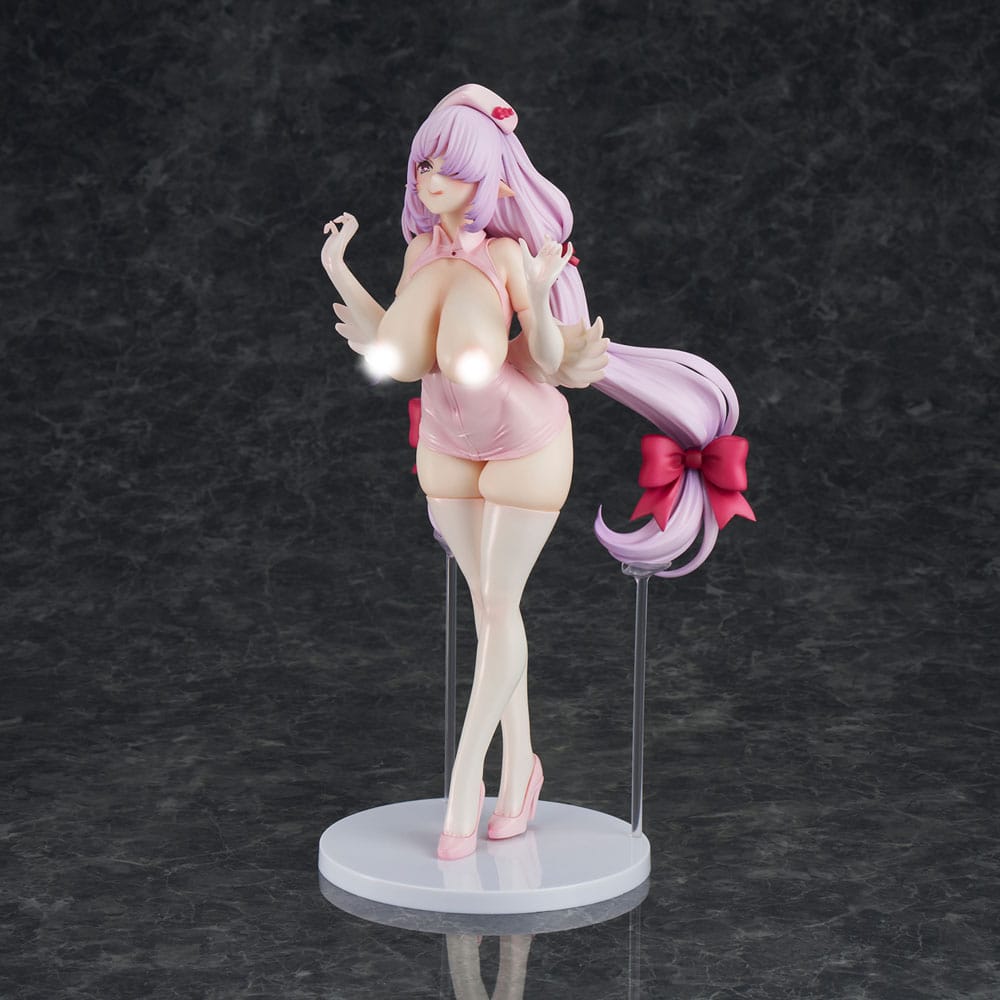 PREORDINE CHIUSO 02/2025 Original Illustration PVC Statue Nurse Fallen Angel-chan illustration by Thomas 30 cm (18+)  (PREORDINE NON CANCELLABILE)