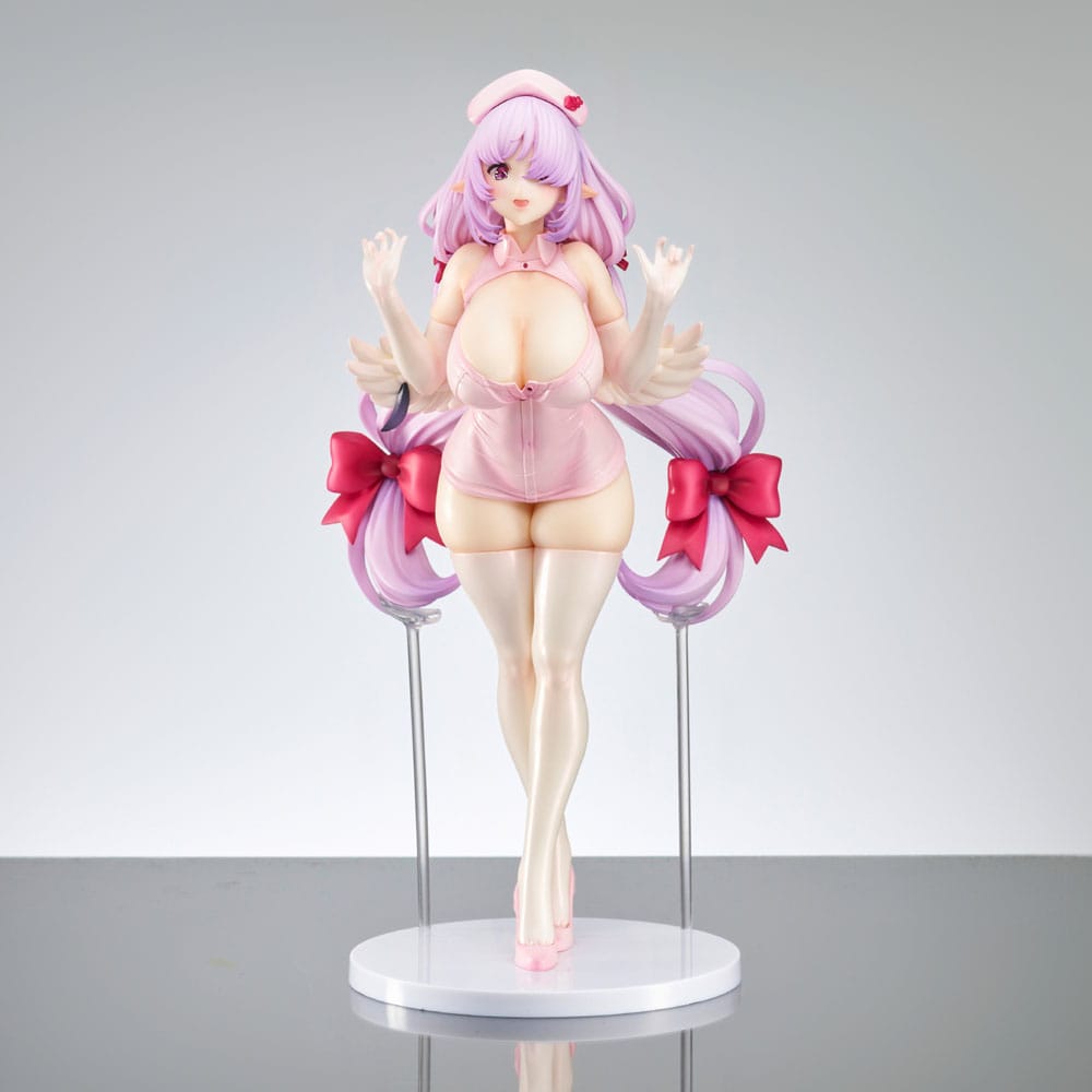 PREORDINE CHIUSO 02/2025 Original Illustration PVC Statue Nurse Fallen Angel-chan illustration by Thomas 30 cm (18+)  (PREORDINE NON CANCELLABILE)