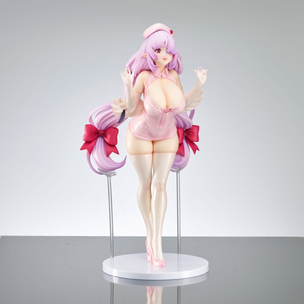 PREORDINE CHIUSO 02/2025 Original Illustration PVC Statue Nurse Fallen Angel-chan illustration by Thomas 30 cm (18+)  (PREORDINE NON CANCELLABILE)