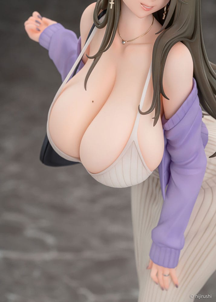 PREORDINE CHIUSO 02/2026 Original Character PVC Statue 1/6 Nijirushi Nihon Mama Zukan - Arisa Kitamura illustration by Chie Masami Deluxe Edition 26 cm  (18+) (PREORDINE NON CANCELLABILE)
