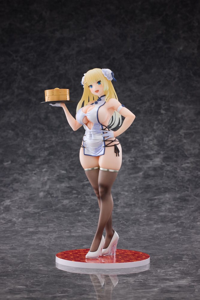 PREORDINE CHIUSO 08/2025 Original Character Statue 1/6 Chinese Dress Girl Illustration by oekakizuki 26 cm (18+)  (PREORDINE NON CANCELLABILE)