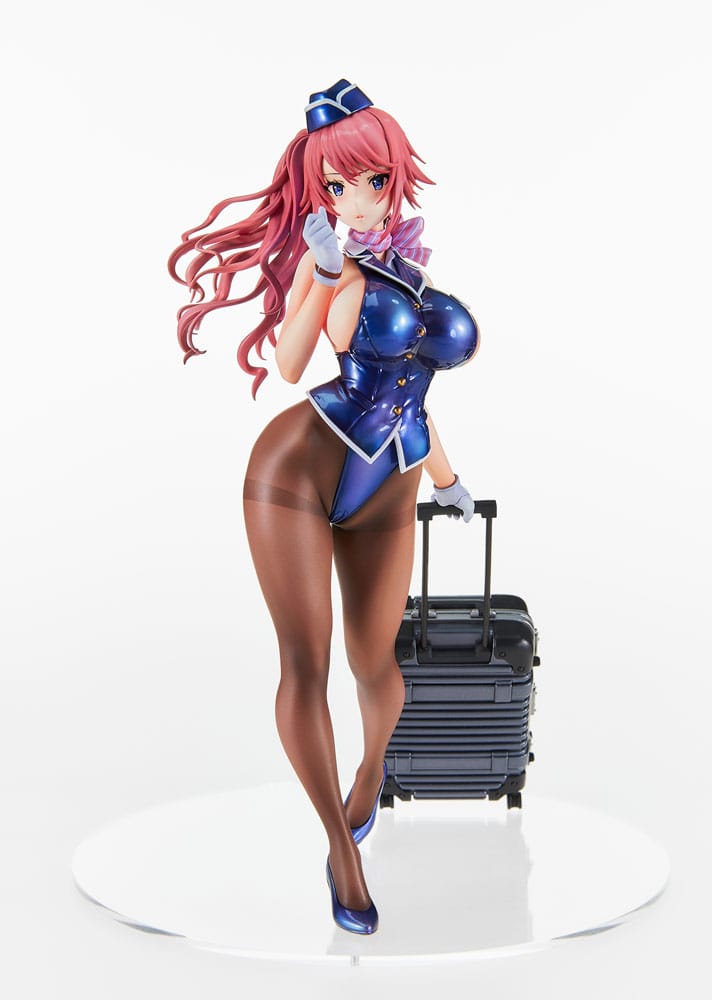 PREORDINE CHIUSO 04/2025 Original Character Statue Tight na Oshigoto Work 3: Cabin Attendant Aya Saionji 25 cm (PREORDINE NON CANCELLABILE)