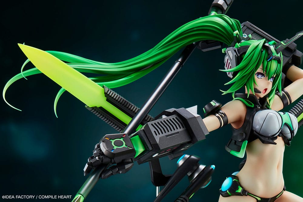 VORBESTELLUNG+ 03/2026 (NICHT STORNIERBAR) New Dimension Game Neptunia VII PVC Statue 1/7 Next Green Limited Edition 38 cm