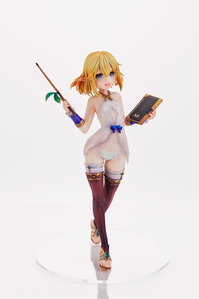 SU ORDINAZIONE Original Character Elf Village Series PVC Statue 1/6 Village Teacher Monica 23 cm 