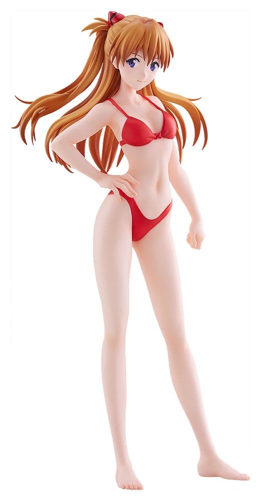 PREORDINE+ 09/2026 Rebuild of Evangelion Pop Up Parade Beach Queens Asuka Shikinami Langley (Bikini Style) L Size 23 cm