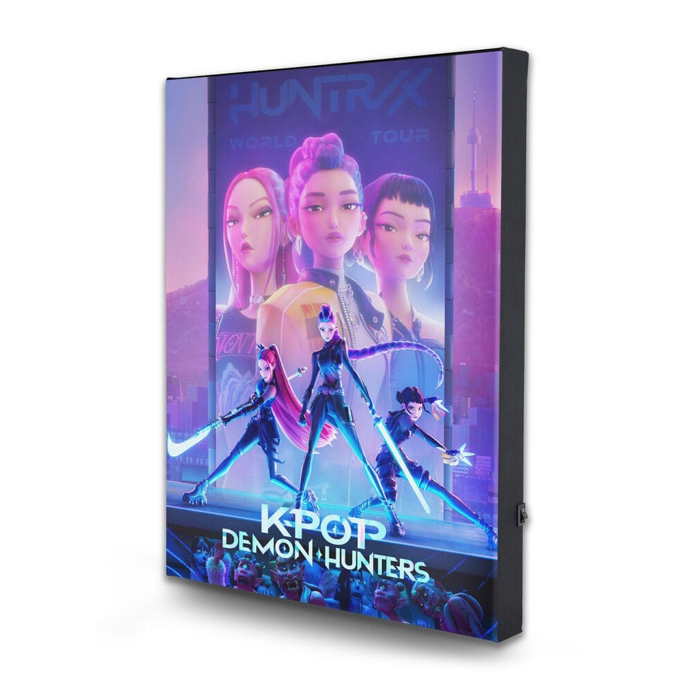 🧪 LAB | SU ORDINAZIONE KPop Demon Hunters Canvas Print with light