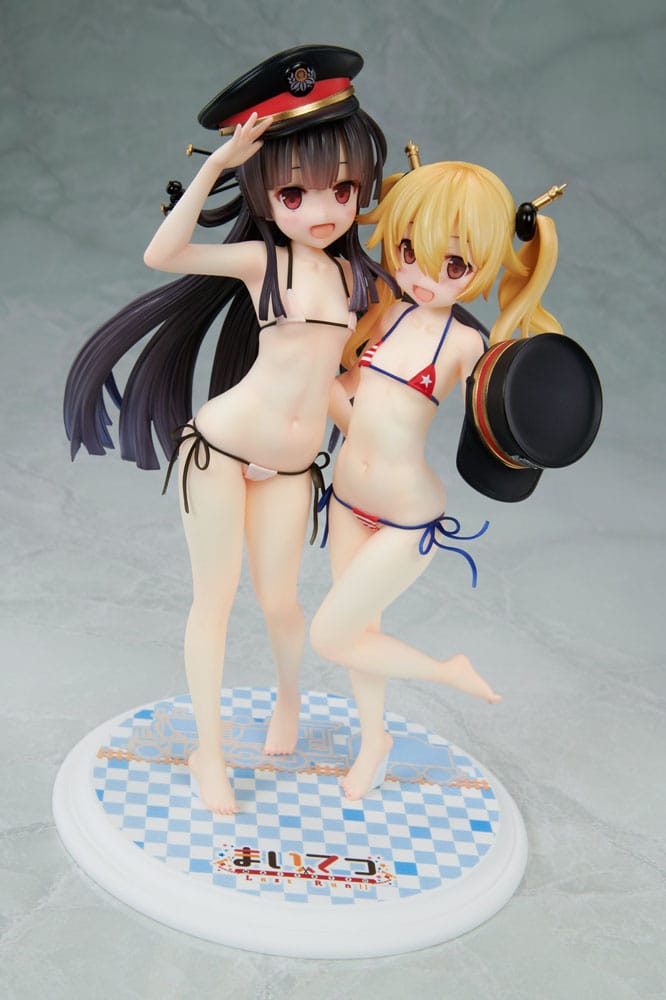 PREORDINE ESAURITO Maitetsu: Last Run!! PVC Statue 1/7 Hachiroku & Olivi 23 cm