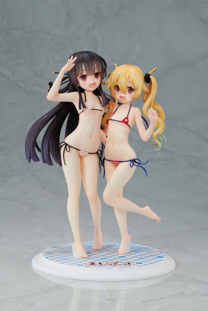 PREORDINE ESAURITO Maitetsu: Last Run!! PVC Statue 1/7 Hachiroku & Olivi 23 cm