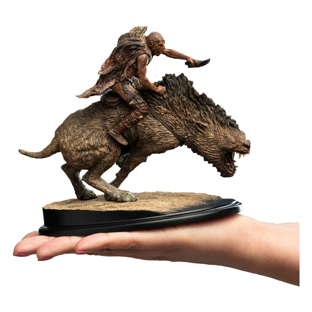 🧪 LAB | SU ORDINAZIONE Lord of the Rings Mini Statue Sharkû on Warg 18 cm