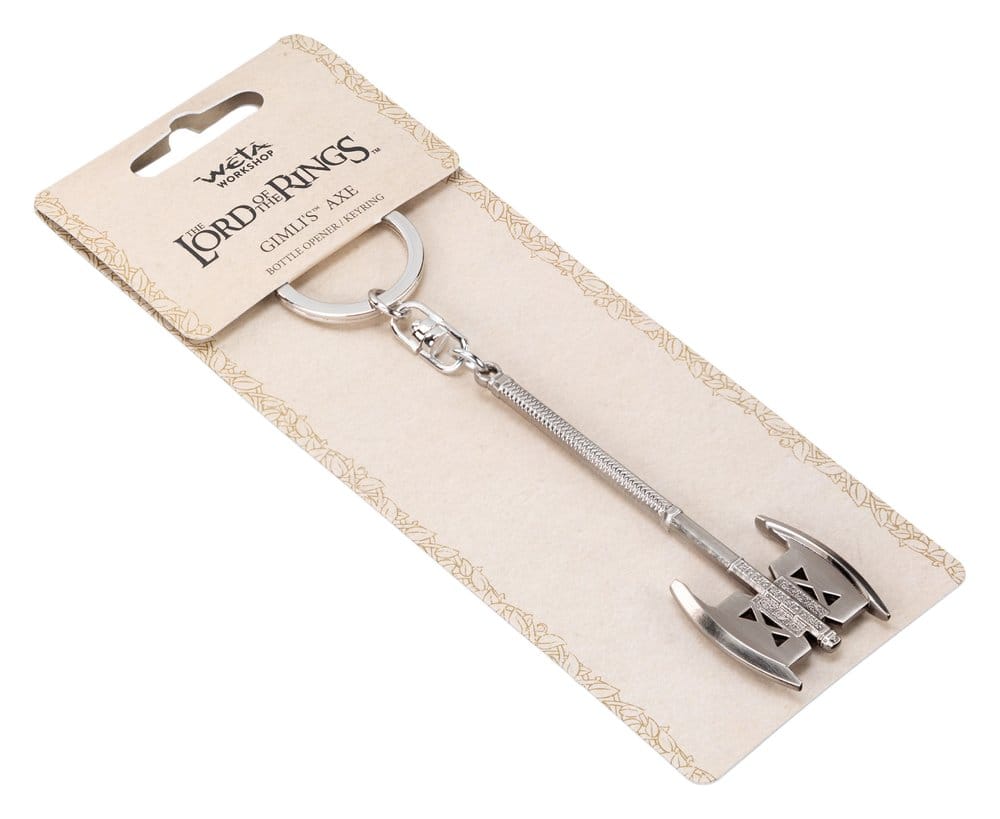 🧪 LAB | SU ORDINAZIONE Lord of the Rings Keyring Bottle Opener Gimli's Axe