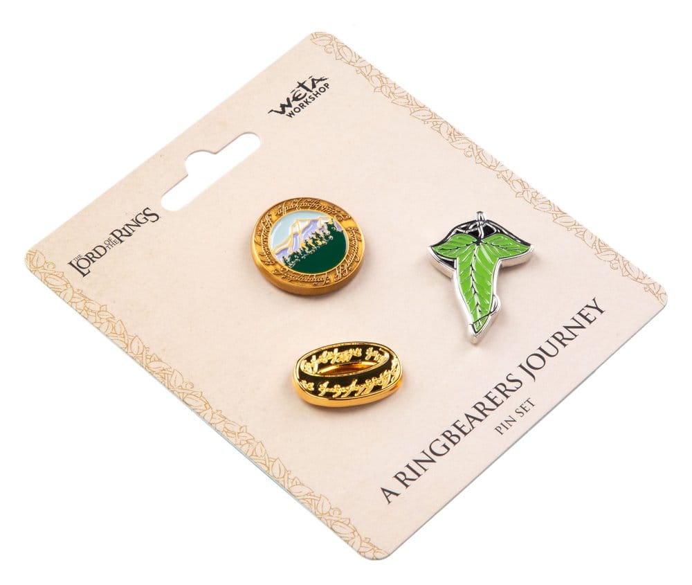 🧪 LAB | PREORDINE+ 01/2027 The Lord of the Rings Trilogy Pin Set A Ringbearer's Journey