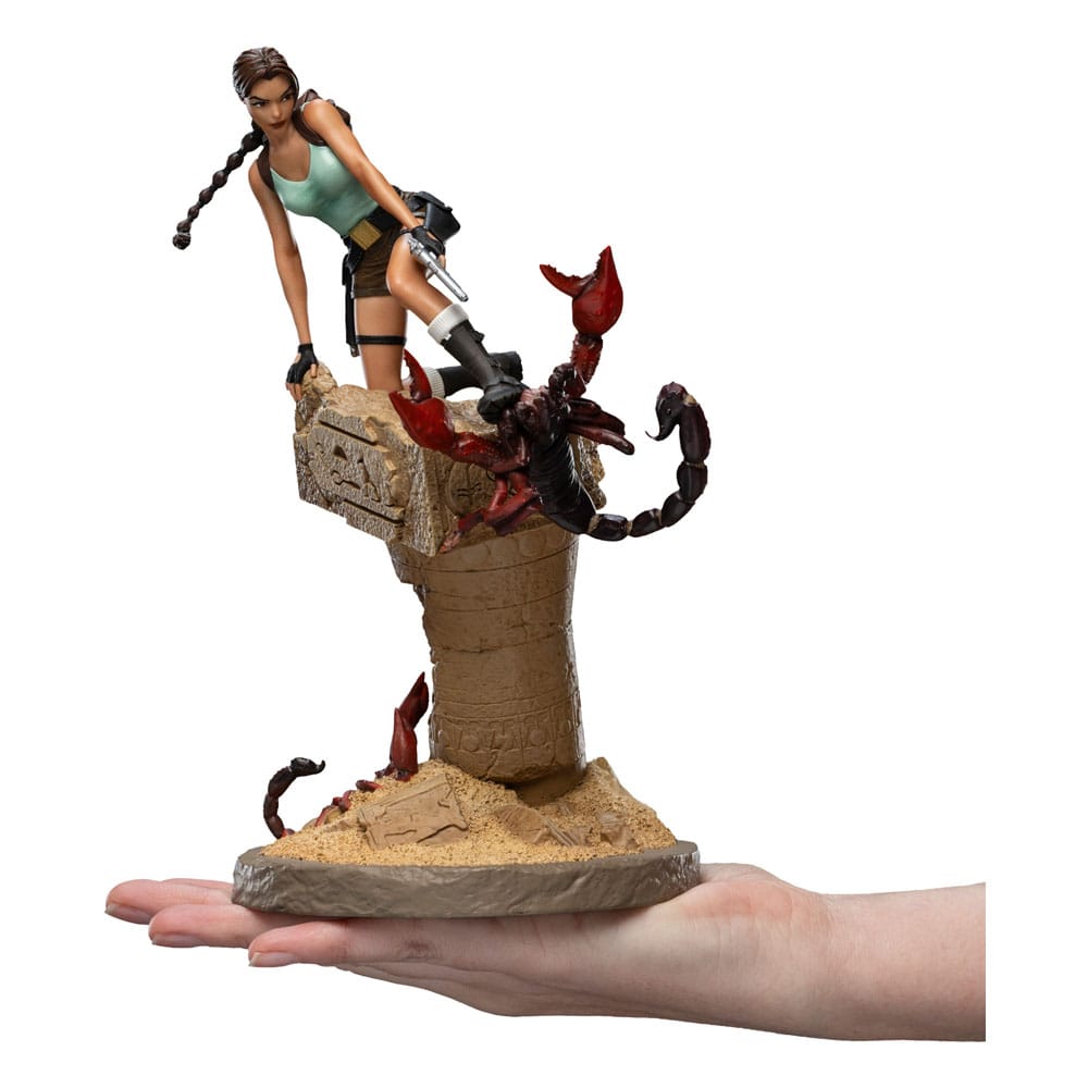 🧪 LAB | SU ORDINAZIONE Tomb Raider Mini Statue Lara Croft: The Ruins of Revelation 21 cm