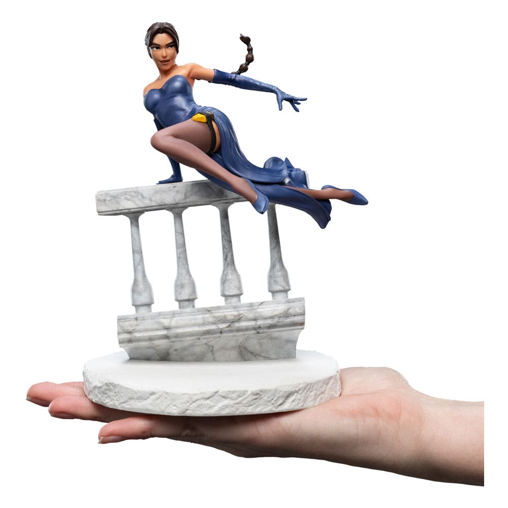🧪 LAB | SU ORDINAZIONE Tomb Raider Mini Statue Lara Croft: A Deal at the Opera 17 cm
