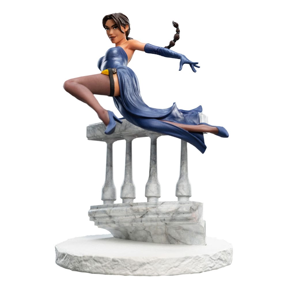 🧪 LAB | SU ORDINAZIONE Tomb Raider Mini Statue Lara Croft: A Deal at the Opera 17 cm