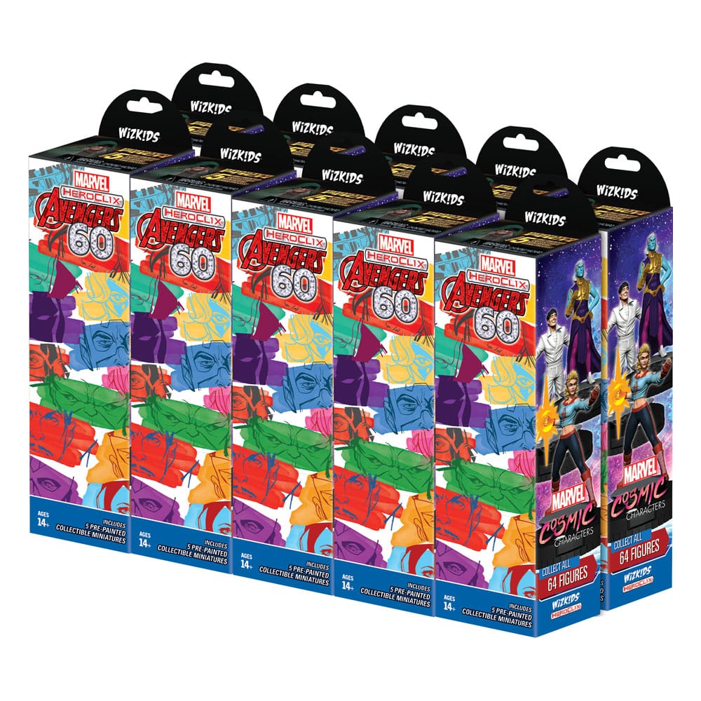 MADE TO ORDER Marvel HeroClix: Avengers 60th Anniversary Booster Brick (10)