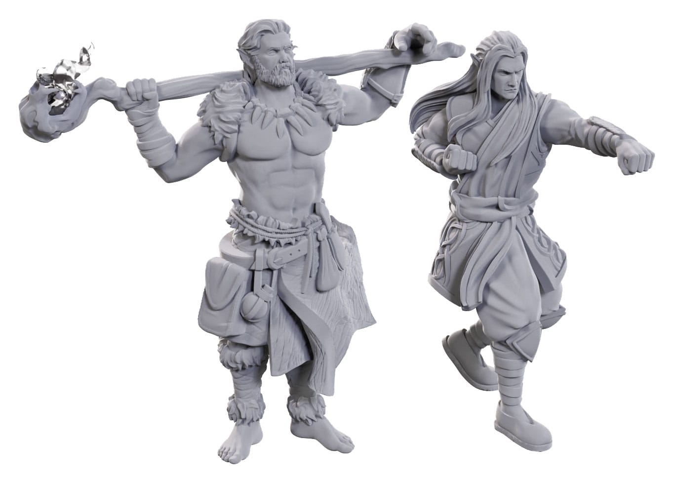SU ORDINAZIONE D&D Nolzur's Marvelous Miniatures Unpainted Miniatures 2-Pack Archdruid & Martial Arts Adept