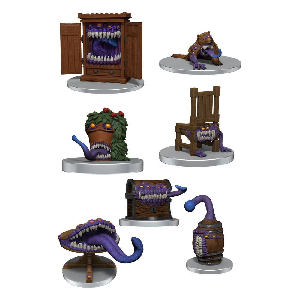 SU ORDINAZIONE D&D Icons of the Realms pre-painted Miniatures Mimic Colony Warband