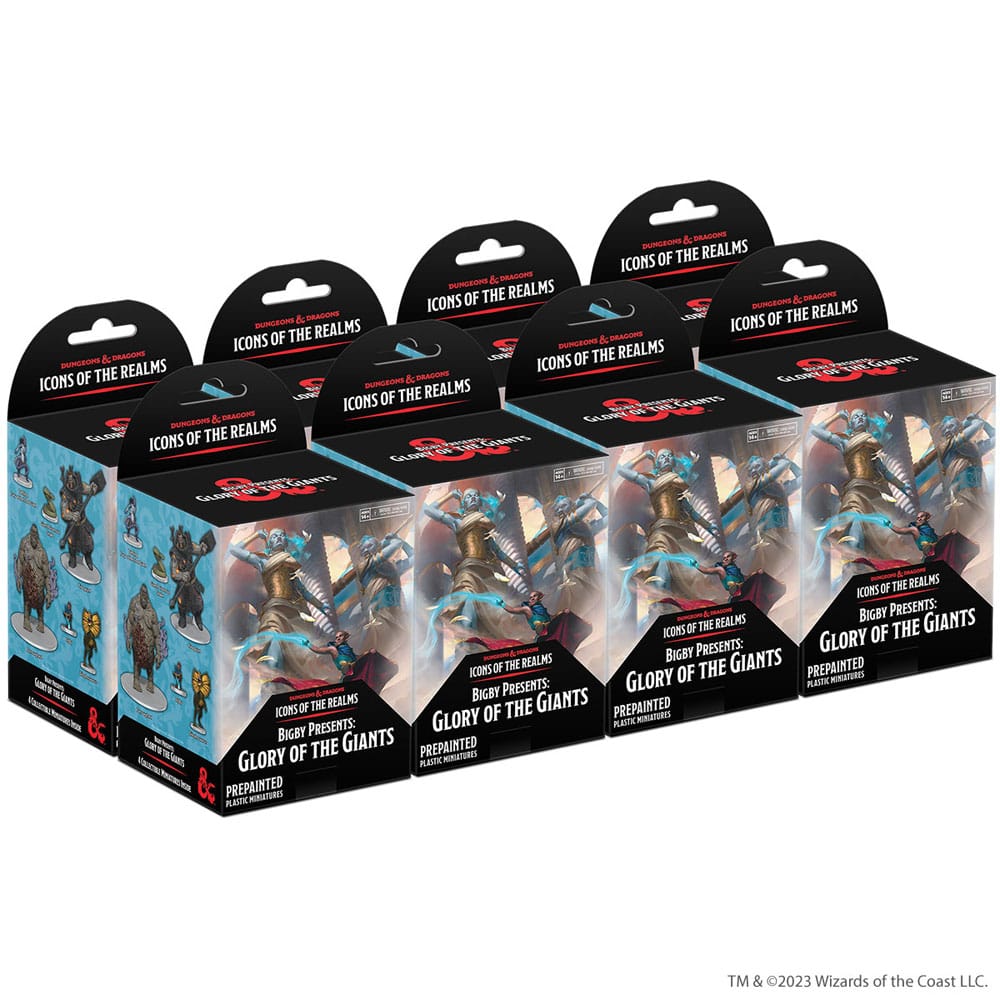 MADE TO ORDER D&amp;D Icons of the Realms: Bigby Presents Glory of the Giants (Sep 27) Booster Brick (8)