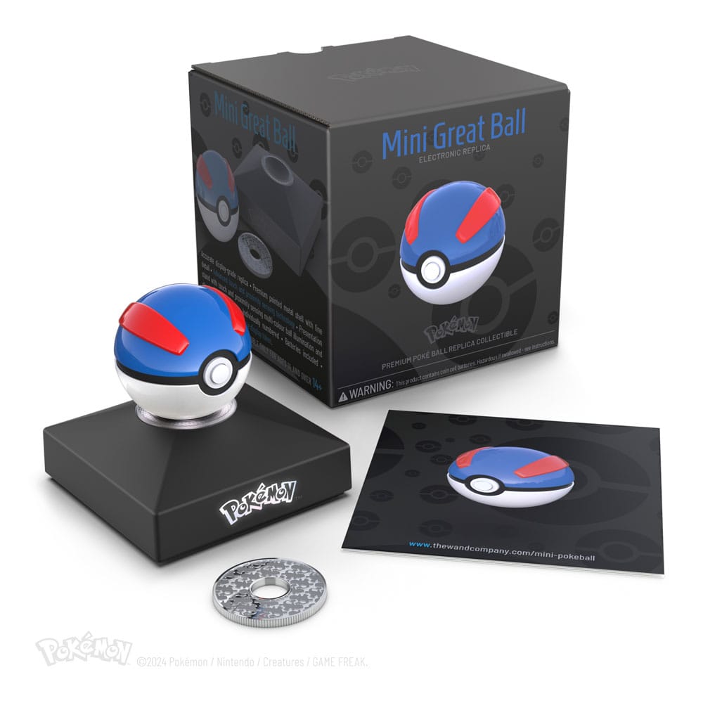 AUF BESTELLUNG Pokémon Diecast Replik Mini Great Ball