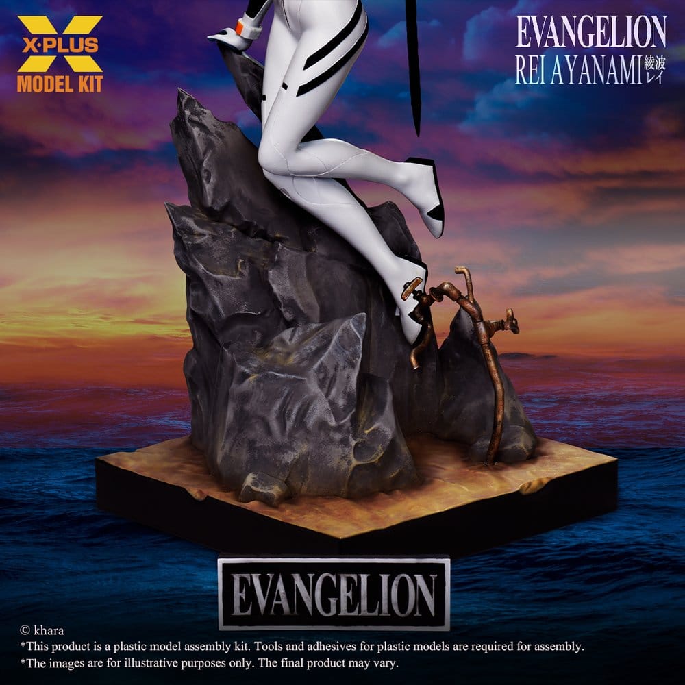 PREORDINE+ 09/2026 Neon Genesis Evangelion Plastic Model Kit 1/8 Rei Ayanami 40 cm