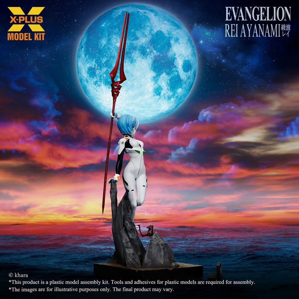 🧪 LAB | SU ORDINAZIONE Neon Genesis Evangelion Plastic Model Kit 1/8 Rei Ayanami 40 cm  