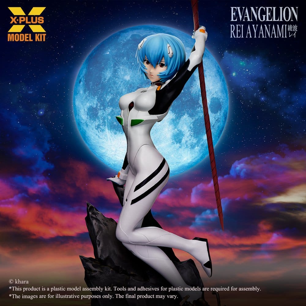 🧪 LAB | SU ORDINAZIONE Neon Genesis Evangelion Plastic Model Kit 1/8 Rei Ayanami 40 cm  