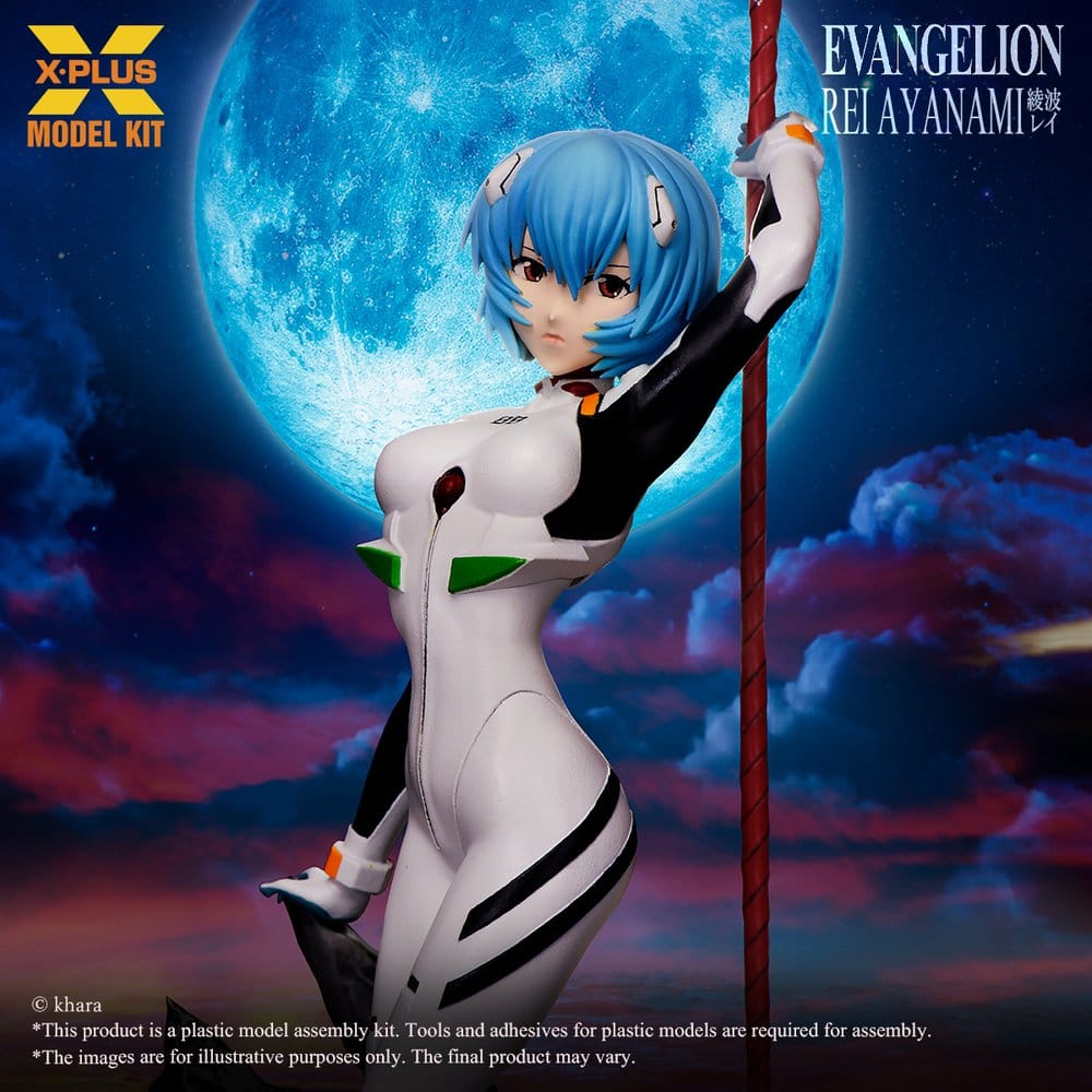 🧪 LAB | SU ORDINAZIONE Neon Genesis Evangelion Plastic Model Kit 1/8 Rei Ayanami 40 cm  