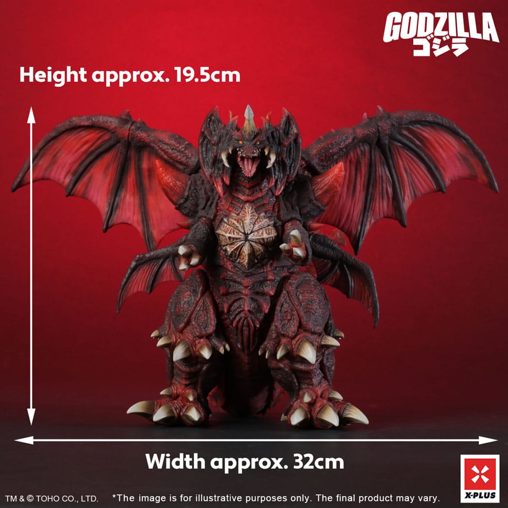 🧪 LAB | SU ORDINAZIONE Godzilla vs. Destoroyah TOHO Kaiju Wars Series PVC Statue Destoroyah Standard Version 20 cm   