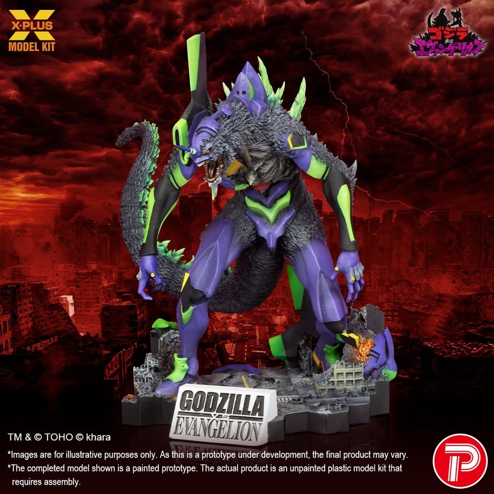 🧪 LAB | PREORDINE+ 03/2027 Godzilla vs. Evangelion Plastic Model Kit Evangelion Test Type-01 “G” Awakened Form 20 cm