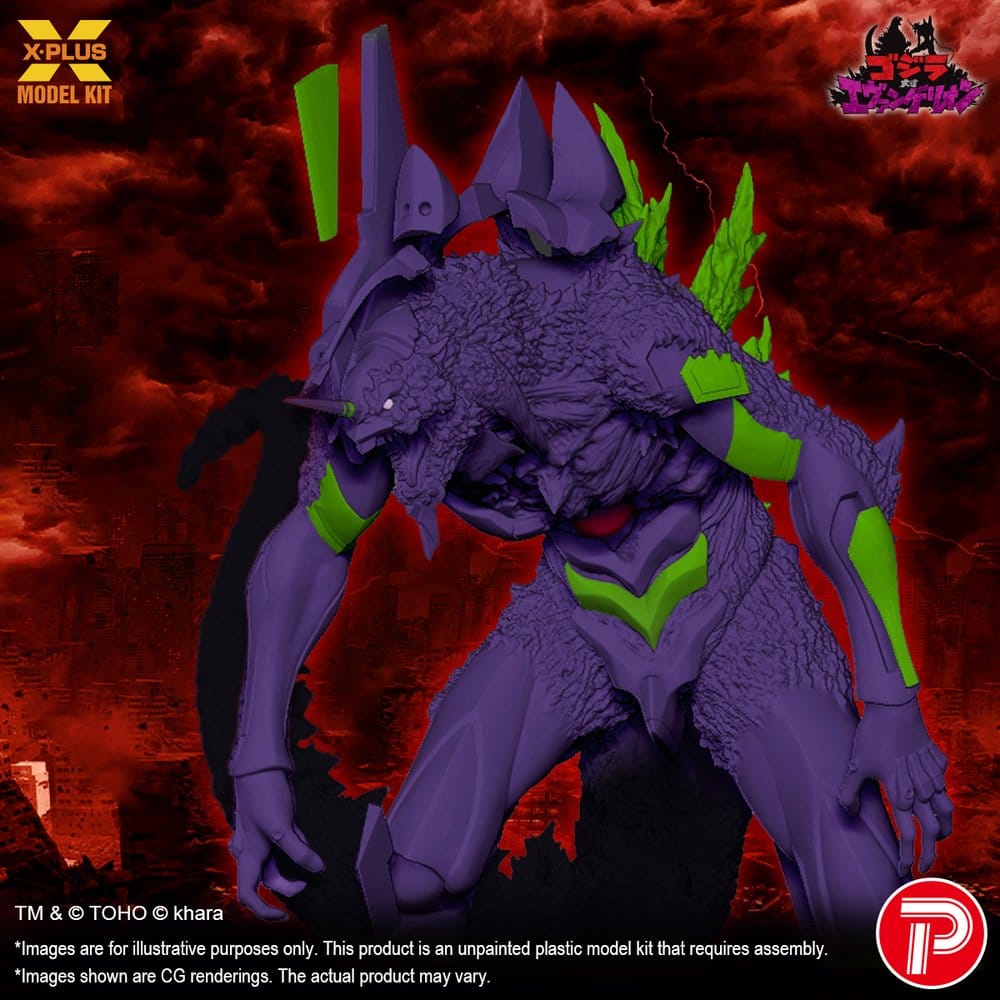 🧪 LAB | PREORDINE+ 03/2027 Godzilla vs. Evangelion Plastic Model Kit Evangelion Test Type-01 “G” Awakened Form 20 cm