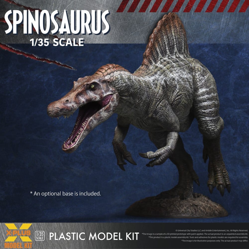 🧪 LAB | PREORDINE+ 03/2027 Jurassic Park III Plastic Model Kit 1/35 Spinosaurus 19 cm (Reproduction)