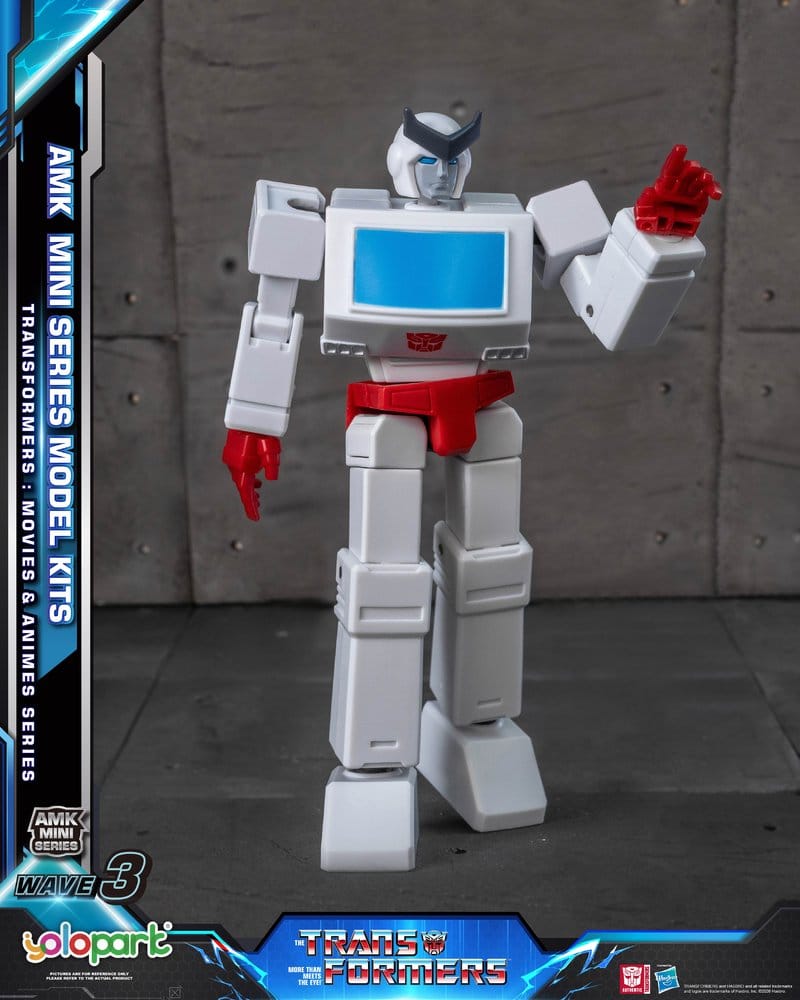 🧪 LAB | SU ORDINAZIONE Transformers Generation One AMK Mini Series Plastic Model Kit Wave 3 Ratchet G1 11 cm        