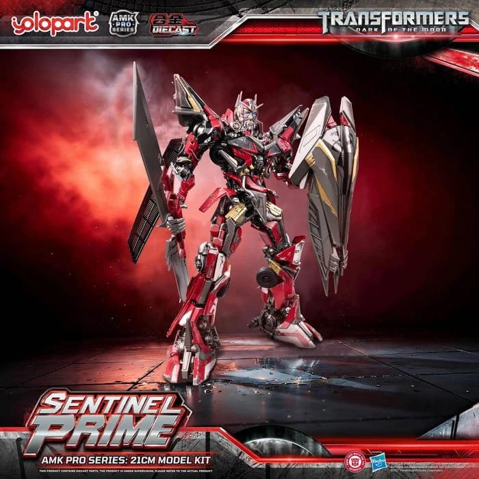🧪 LAB | PREORDINE+ 02/2027 Transformers: Dark of the Moon AMK PRO Series Plastic Model Kit Sentinel Prime 21 cm