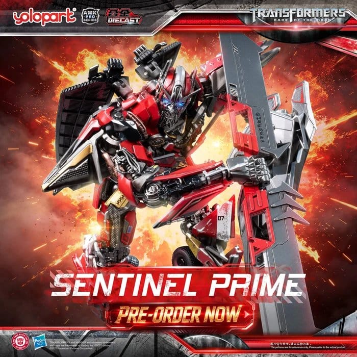 🧪 LAB | PREORDINE+ 02/2027 Transformers: Dark of the Moon AMK PRO Series Plastic Model Kit Sentinel Prime 21 cm