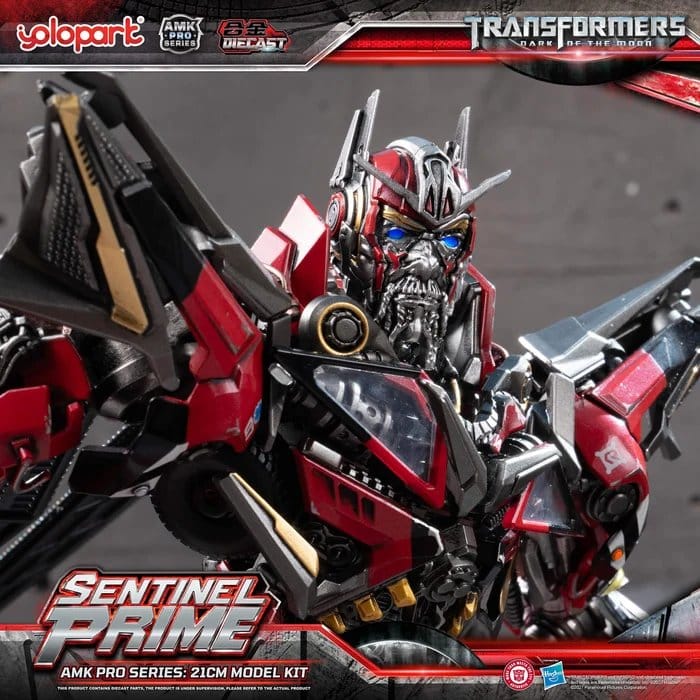🧪 LAB | PREORDINE+ 02/2027 Transformers: Dark of the Moon AMK PRO Series Plastic Model Kit Sentinel Prime 21 cm