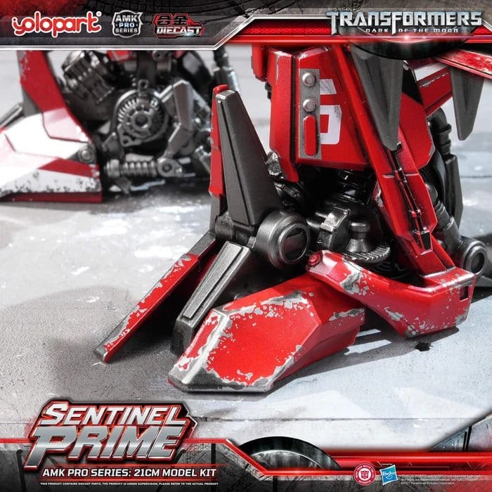 🧪 LAB | PREORDINE+ 02/2027 Transformers: Dark of the Moon AMK PRO Series Plastic Model Kit Sentinel Prime 21 cm