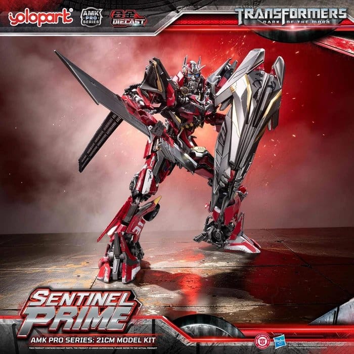 🧪 LAB | PREORDINE+ 02/2027 Transformers: Dark of the Moon AMK PRO Series Plastic Model Kit Sentinel Prime 21 cm
