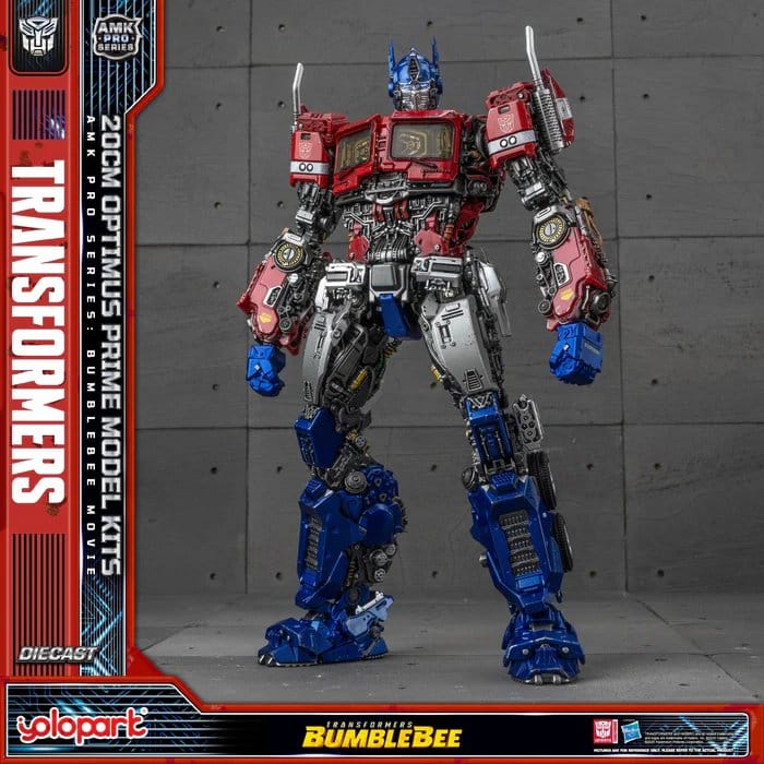 🧪 LAB | SU ORDINAZIONE Transformers: Bumblebee AMK PRO Series Plastic Model Kit Optimus Prime 20 cm