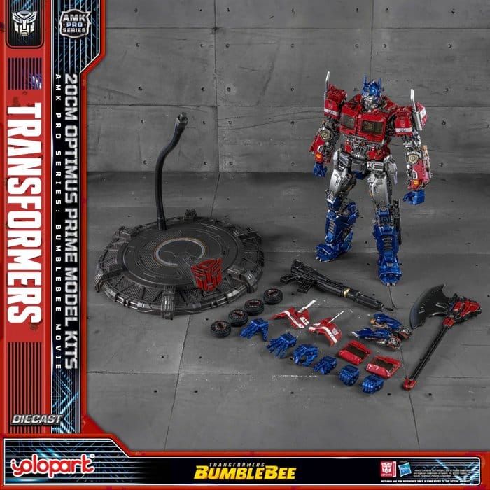 🧪 LAB | SU ORDINAZIONE Transformers: Bumblebee AMK PRO Series Plastic Model Kit Optimus Prime 20 cm