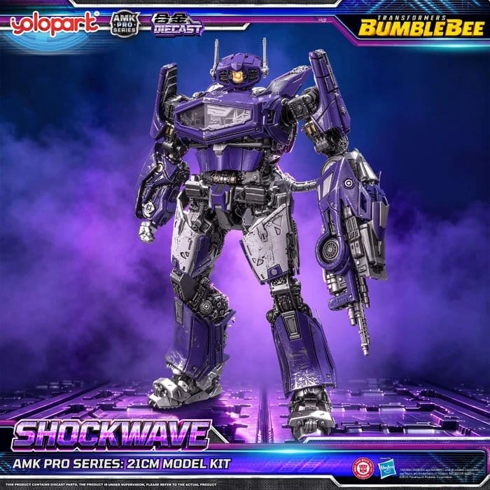 🧪 LAB | PREORDINE+ 02/2027 Transformers: Bumblebee the Movie AMK PRO Series Plastic Model Kit Shockwave 21 cm