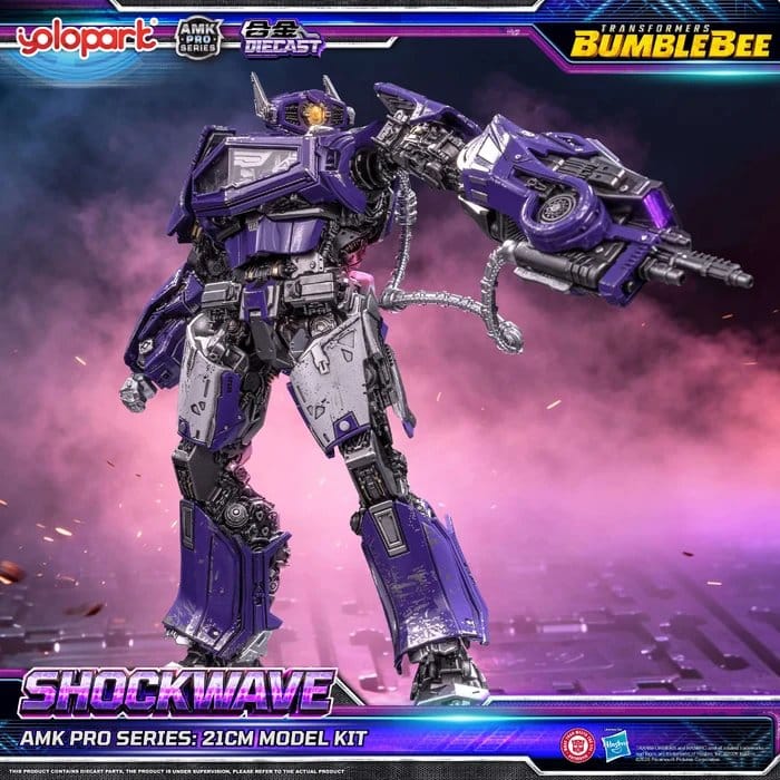 🧪 LAB | PREORDINE+ 02/2027 Transformers: Bumblebee the Movie AMK PRO Series Plastic Model Kit Shockwave 21 cm