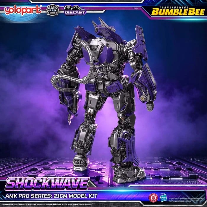 🧪 LAB | PREORDINE+ 02/2027 Transformers: Bumblebee the Movie AMK PRO Series Plastic Model Kit Shockwave 21 cm