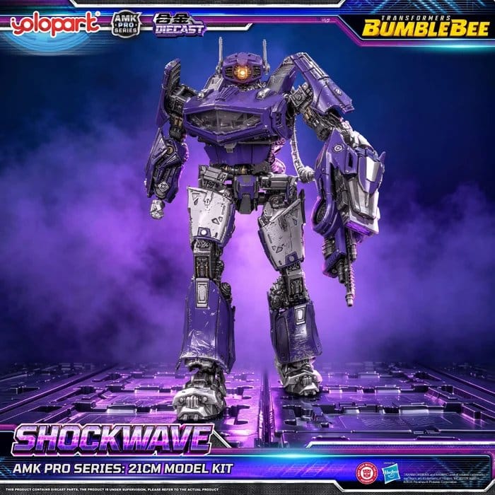 🧪 LAB | PREORDINE+ 02/2027 Transformers: Bumblebee the Movie AMK PRO Series Plastic Model Kit Shockwave 21 cm