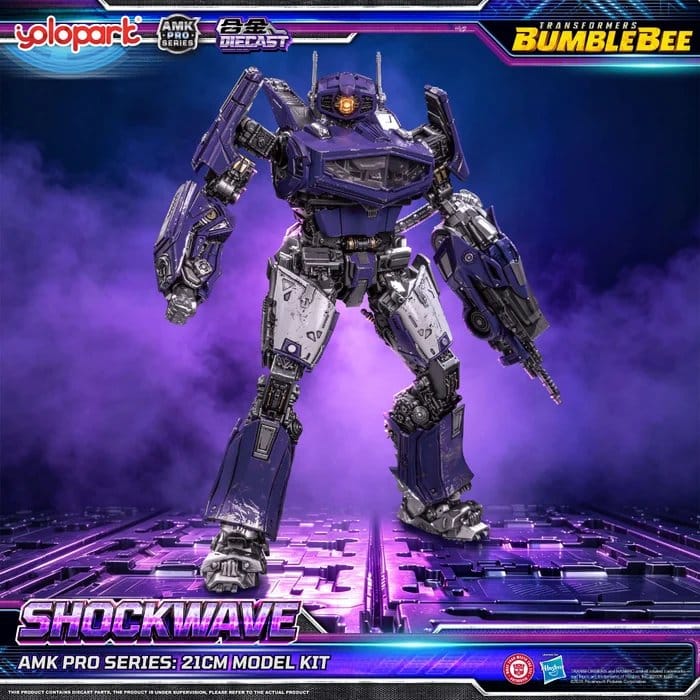 🧪 LAB | PREORDINE+ 02/2027 Transformers: Bumblebee the Movie AMK PRO Series Plastic Model Kit Shockwave 21 cm