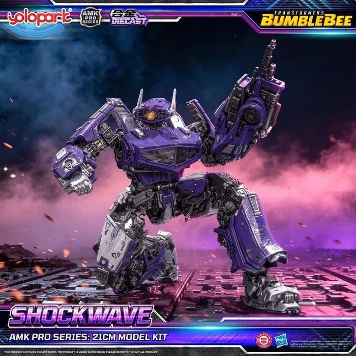 🧪 LAB | PREORDINE+ 02/2027 Transformers: Bumblebee the Movie AMK PRO Series Plastic Model Kit Shockwave 21 cm