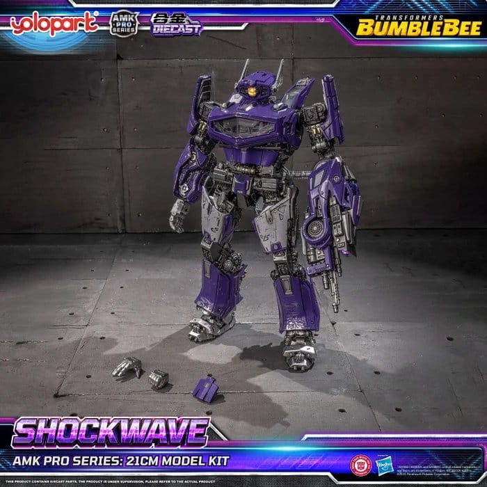 🧪 LAB | PREORDINE+ 02/2027 Transformers: Bumblebee the Movie AMK PRO Series Plastic Model Kit Shockwave 21 cm
