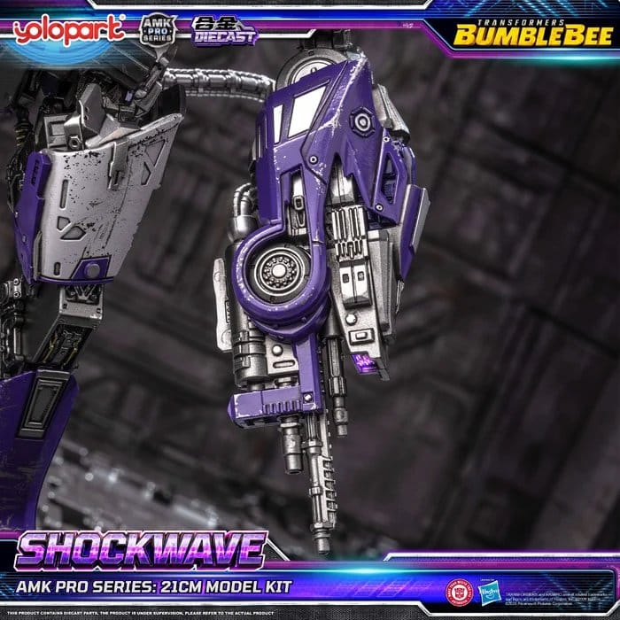 🧪 LAB | PREORDINE+ 02/2027 Transformers: Bumblebee the Movie AMK PRO Series Plastic Model Kit Shockwave 21 cm