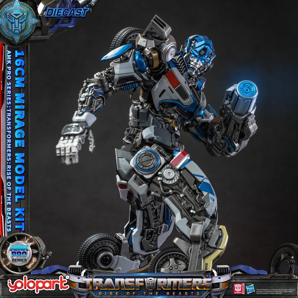 🧪 LAB | SU ORDINAZIONE Transformers: Rise of the Beasts AMK Pro Series Plastic Model Kit Mirage (Oversea Version) 16 cm 