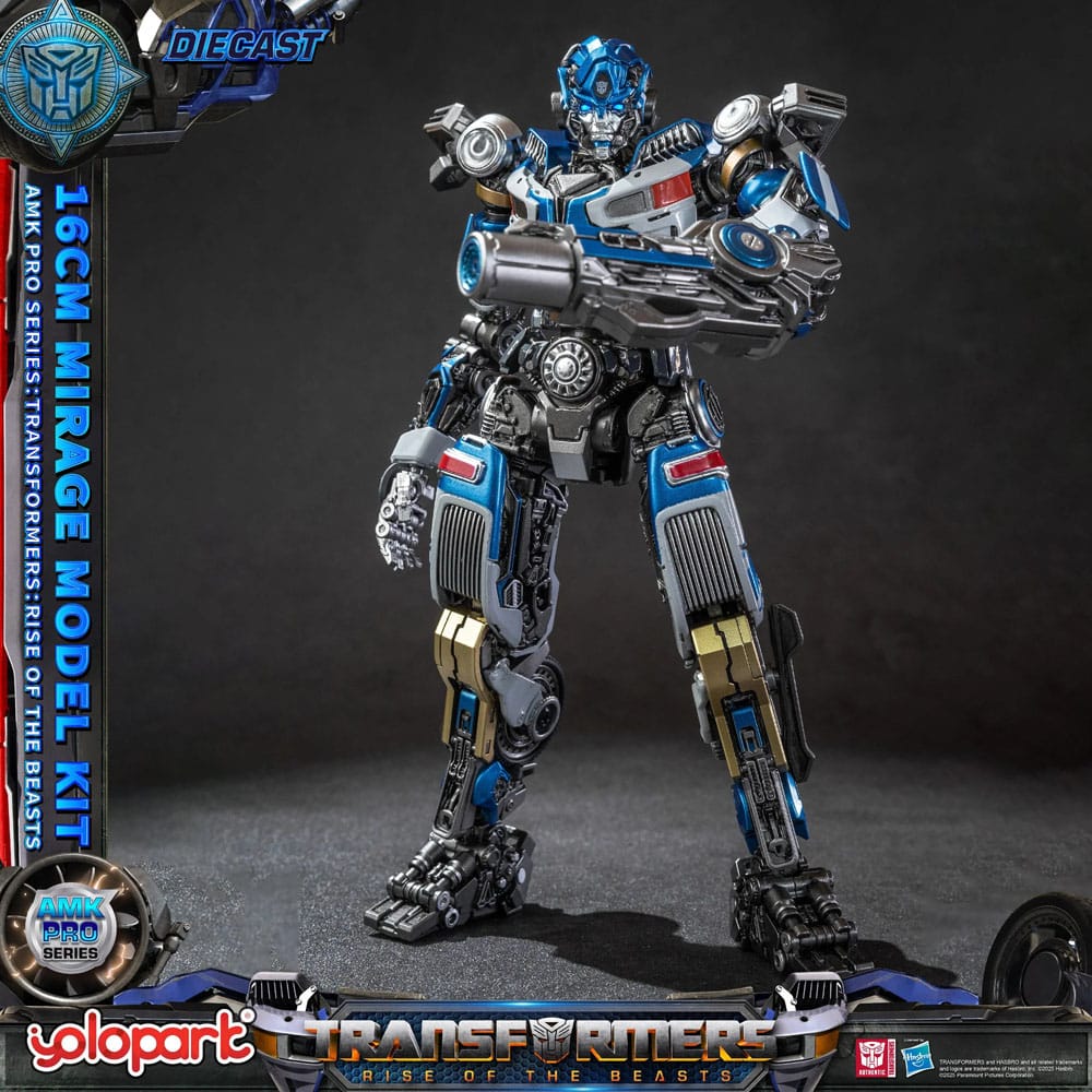 🧪 LAB | SU ORDINAZIONE Transformers: Rise of the Beasts AMK Pro Series Plastic Model Kit Mirage (Oversea Version) 16 cm 